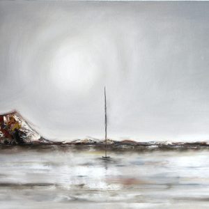 Isla de Lobos I, oleo sobre lienzo50x80cm